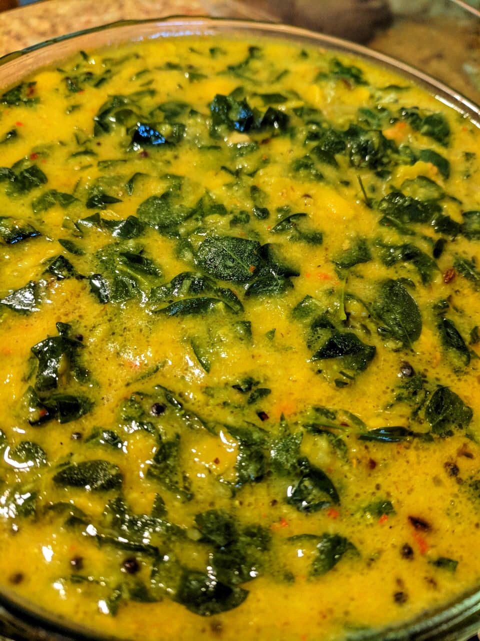 Drumstick leaves gravy (Murungai keerai&nbsp;kootu)