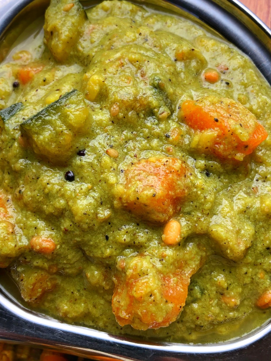 Pumpkin & Zucchini pepper milk kootu&nbsp;(Gravy)